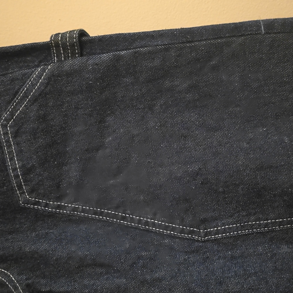 New Wild Fable Women's‎ Size 4 32 Inseam Dark Wash High Rise Carpenter Jeans - Picture 2 of 8
